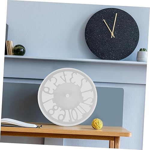 Miniatura 6 de TEHAUX Numerals Casting DIY Clock 1pc Reloj Molde Reloj Reloj Reloj de Resina Reloj de Silicona Reloj de Resina de Cristal Molde Reloj Hecho a Mano