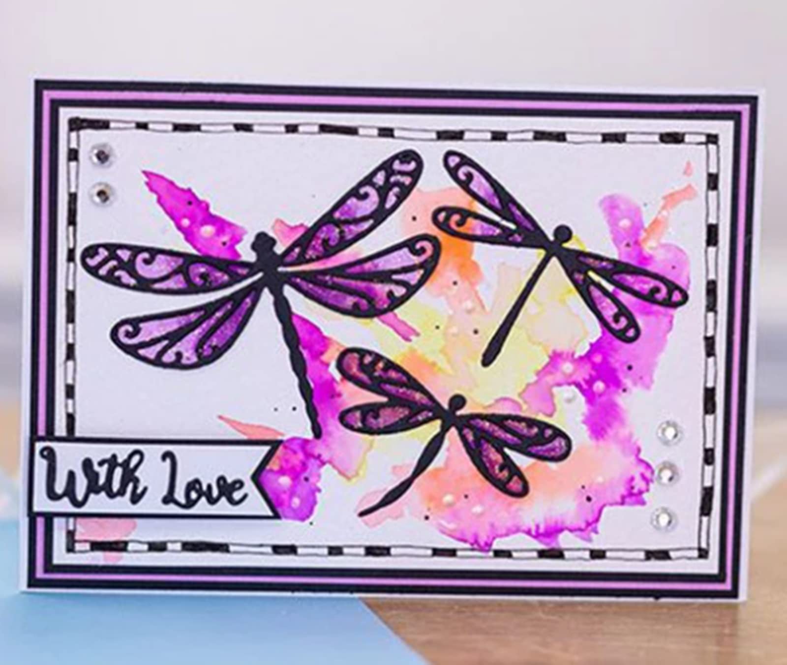 Découpes En Métal Libellule, Matrices De Découpe Artisanat En Papier Pochoirs Pour Scrapbooking Bricolage Fournitures De Fabrication De Cartes Décoratives Photo - France