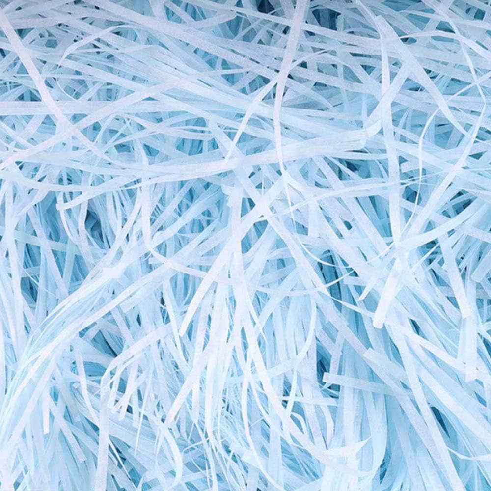 MOLUO Bast-Garn Glitzernd - 1kg Konfetti & Geschenkverpackung Füllmaterial