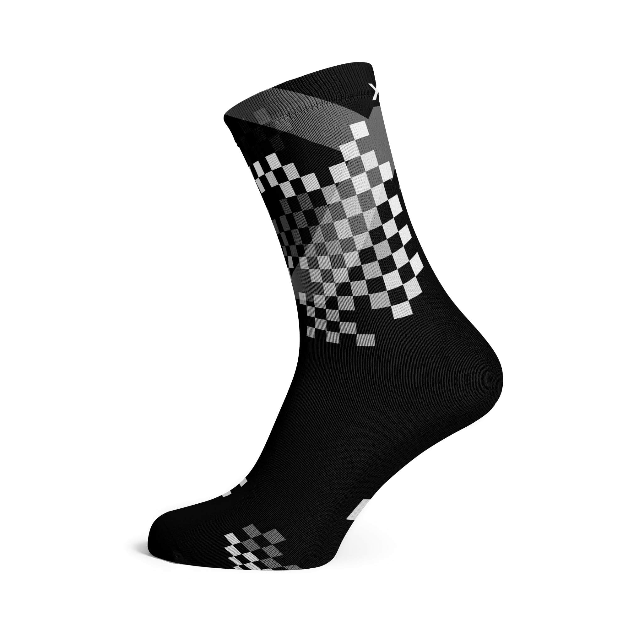 Sox Footwear Unisex Black X Crew Socks