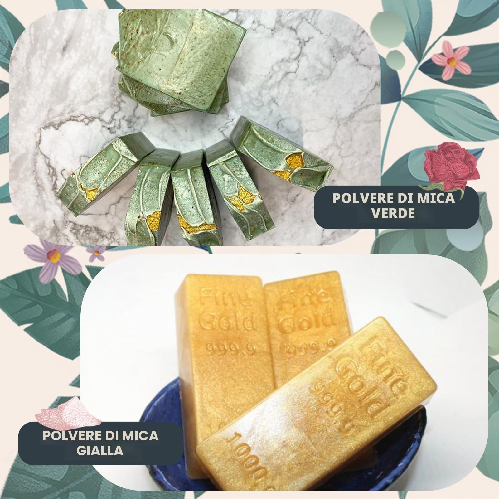 Kit per la produzione di sapone fatto a mano, kit fai da te per sciogliere e versare il sapone: include base di sapone da 0.9 kg, tazza misurino, set di sapone fatto a mano personalizzato