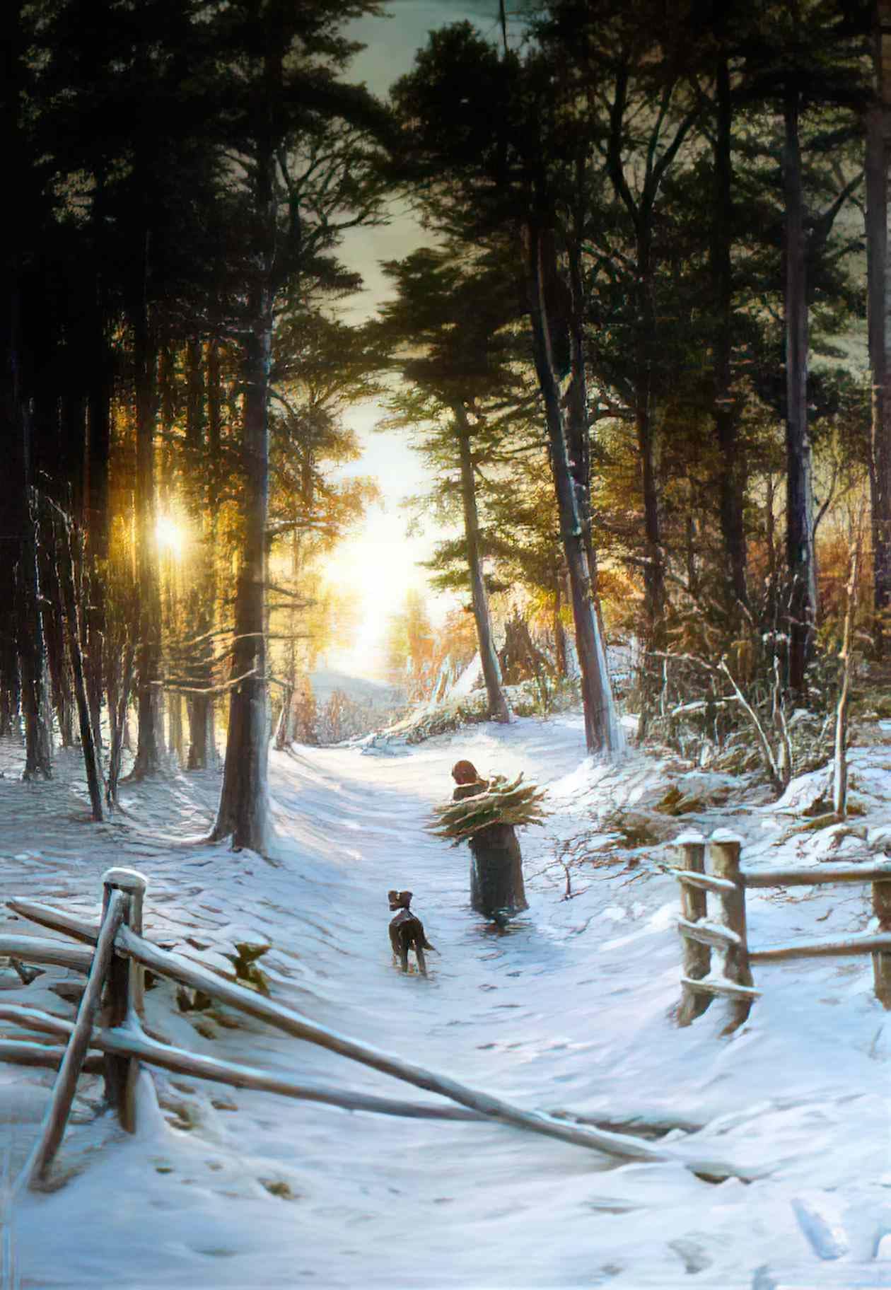 Joseph Farquharson A4 Photo winter 1