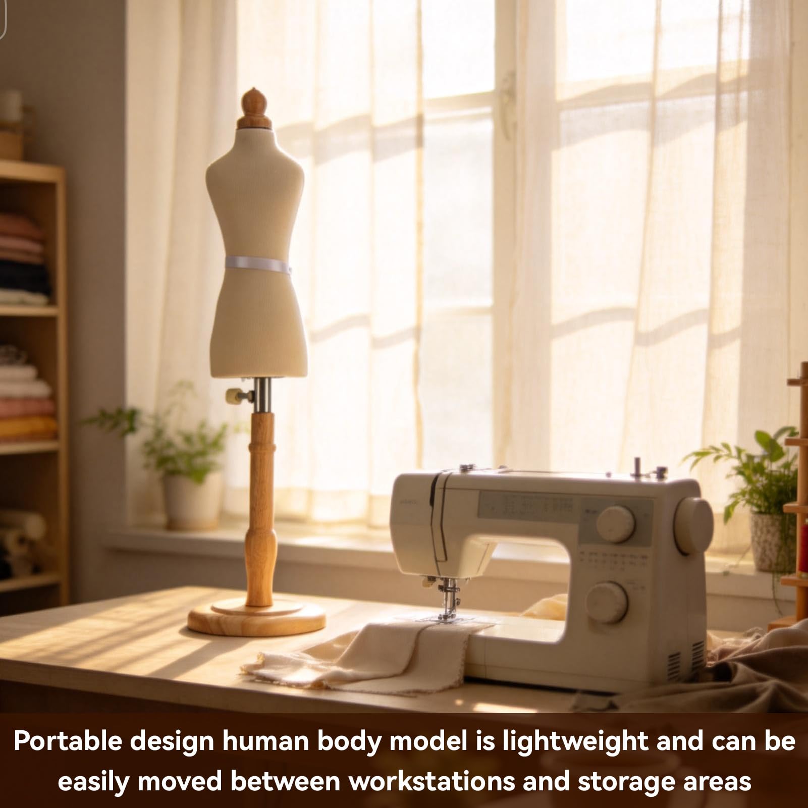 Forme de Robe pour Enfant avec Base en Bois, Corps de Torse de Mannequin avec Support en Bois réglable, Buste de Corps de Mannequin pour présentation de Robe, Conception de