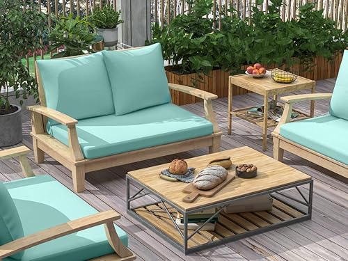 Miniatura 5 de BOSSIMA - Juego de cojines de repuesto para sillón de interiores o exteriores para primavera y verano