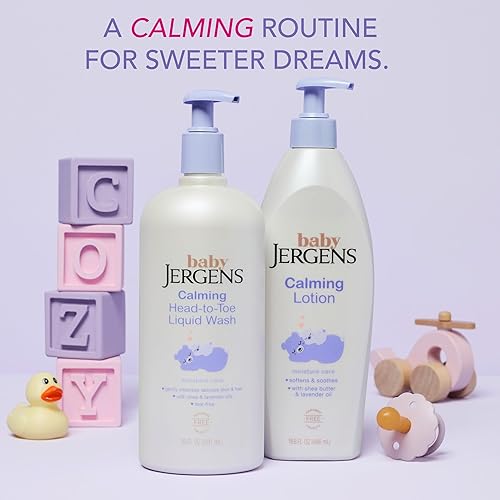 Miniatura 6 de Jergens Baby Calming - Jabón líquido para bebés, gel de baño y champú, sin lágrimas, 20 onzas líquidas