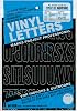 Duro Decal Permanent Adhesive Vinyl Letters & Numbers: 2 Gothic Black