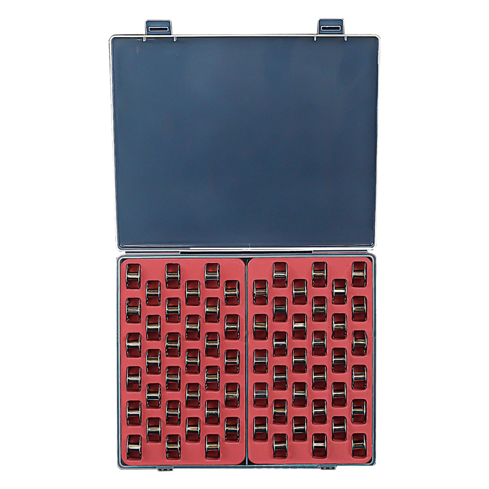 YROHGKPN 33/66 Grids Bobbin Box Storage Container Case Storage Box for Sewing Enthusiasts