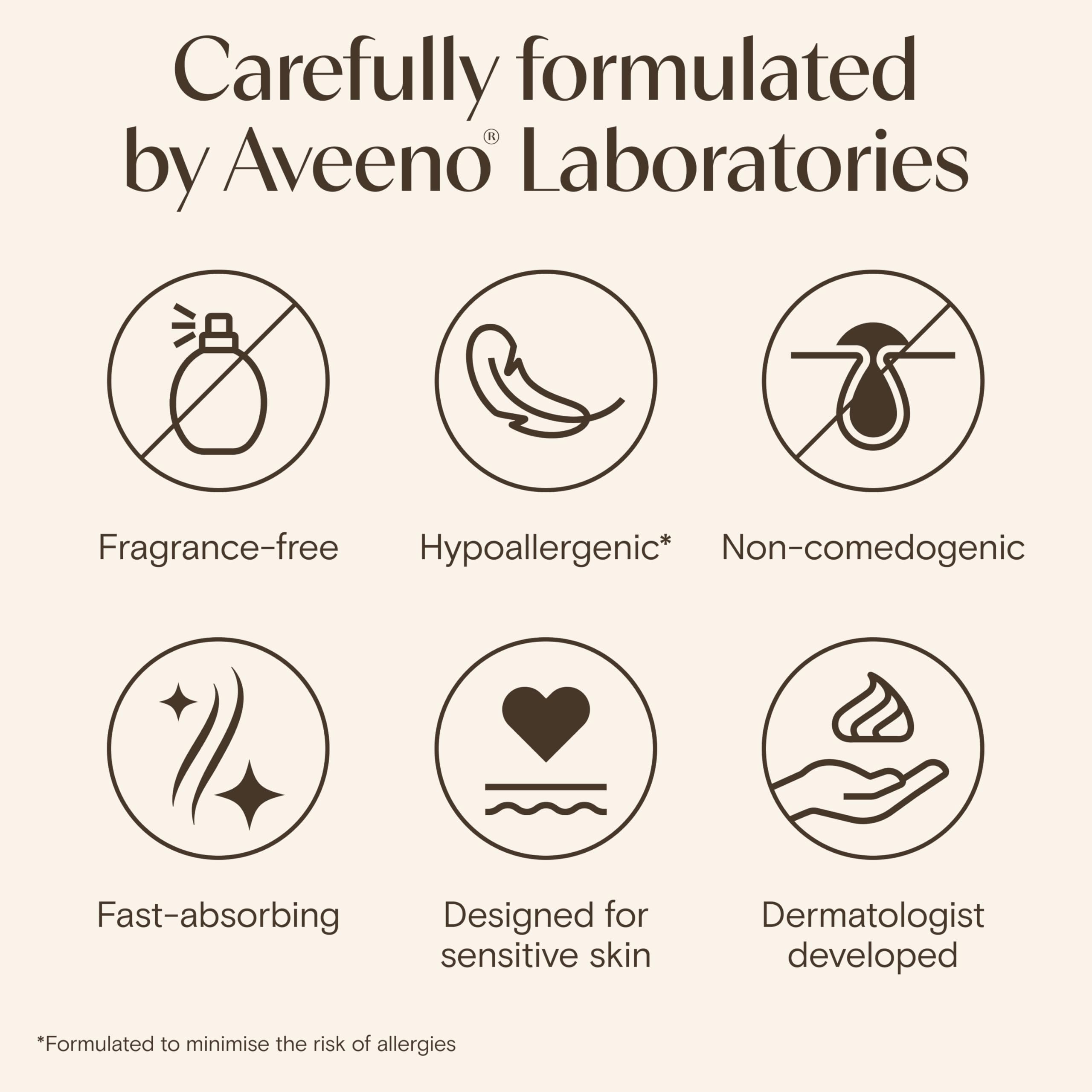 AVEENO Face Age Renewal Serum (1 x 30ml), Oat + Retinol Alternative, Gentle on Sensitive Skin, Visibly Improve Wrinkles - Image 4