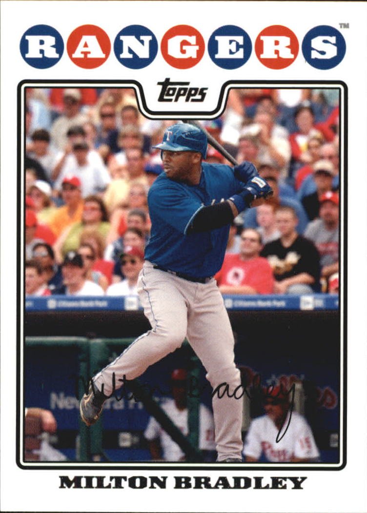 Amazon.com: 2008 Topps #499 Milton Bradley MLB Baseball Trading