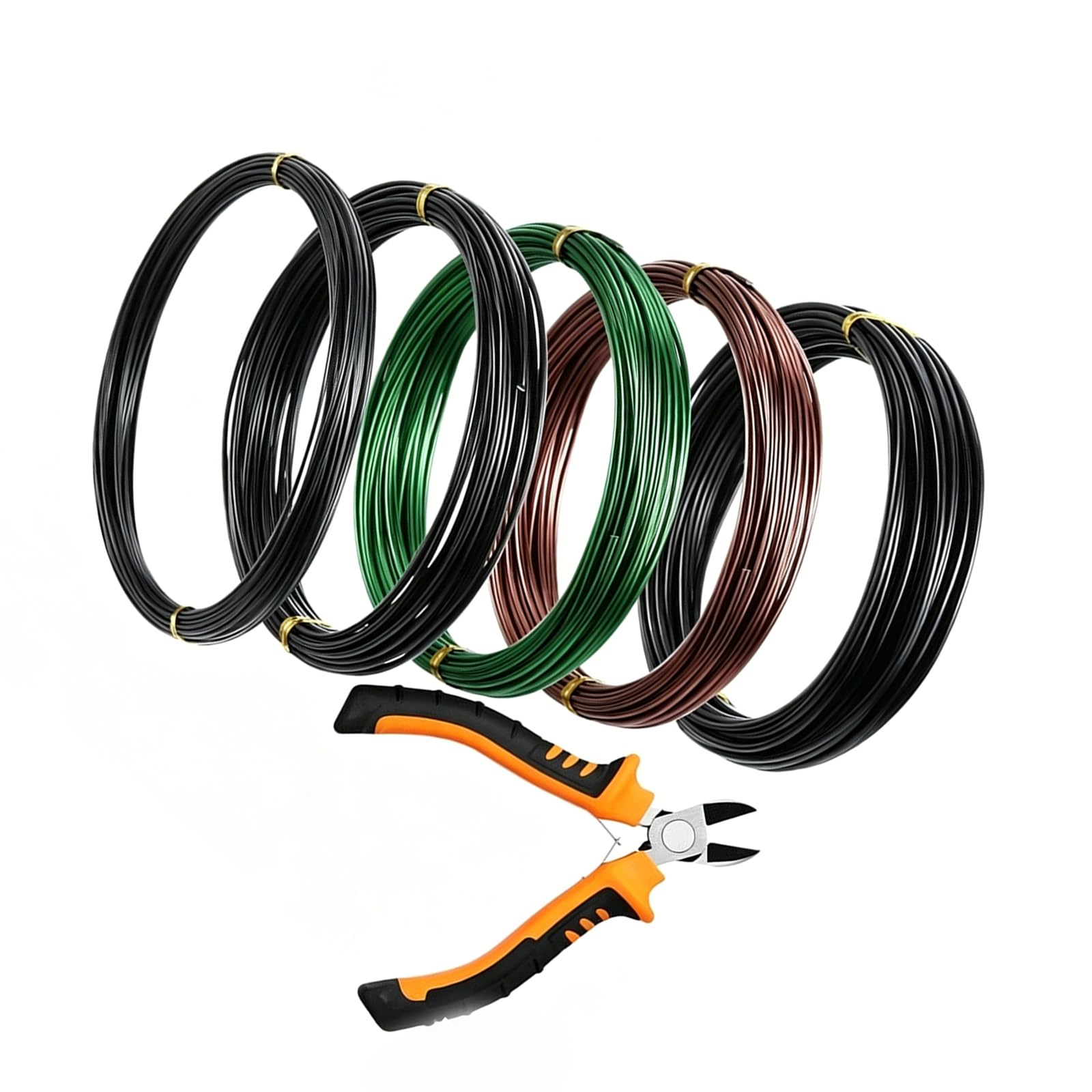 Msioytog Green Grip Bonsais Wire Cutter Set For Gardeners And Hobbyists Lightweight Design Sccurate Plant Maintenance Garden Wire Pliers