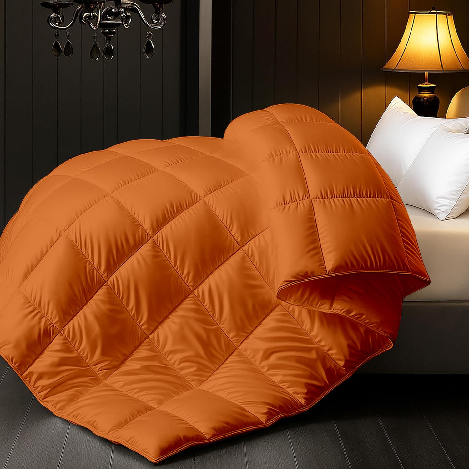 Premium Ultra-Soft Satin Comforter 1 piece 400 GSM Designed for Luxurious Comfort, Smooth Finish, Lightweight Warmth, Elegant Style, Perfect for Modern bedrooms