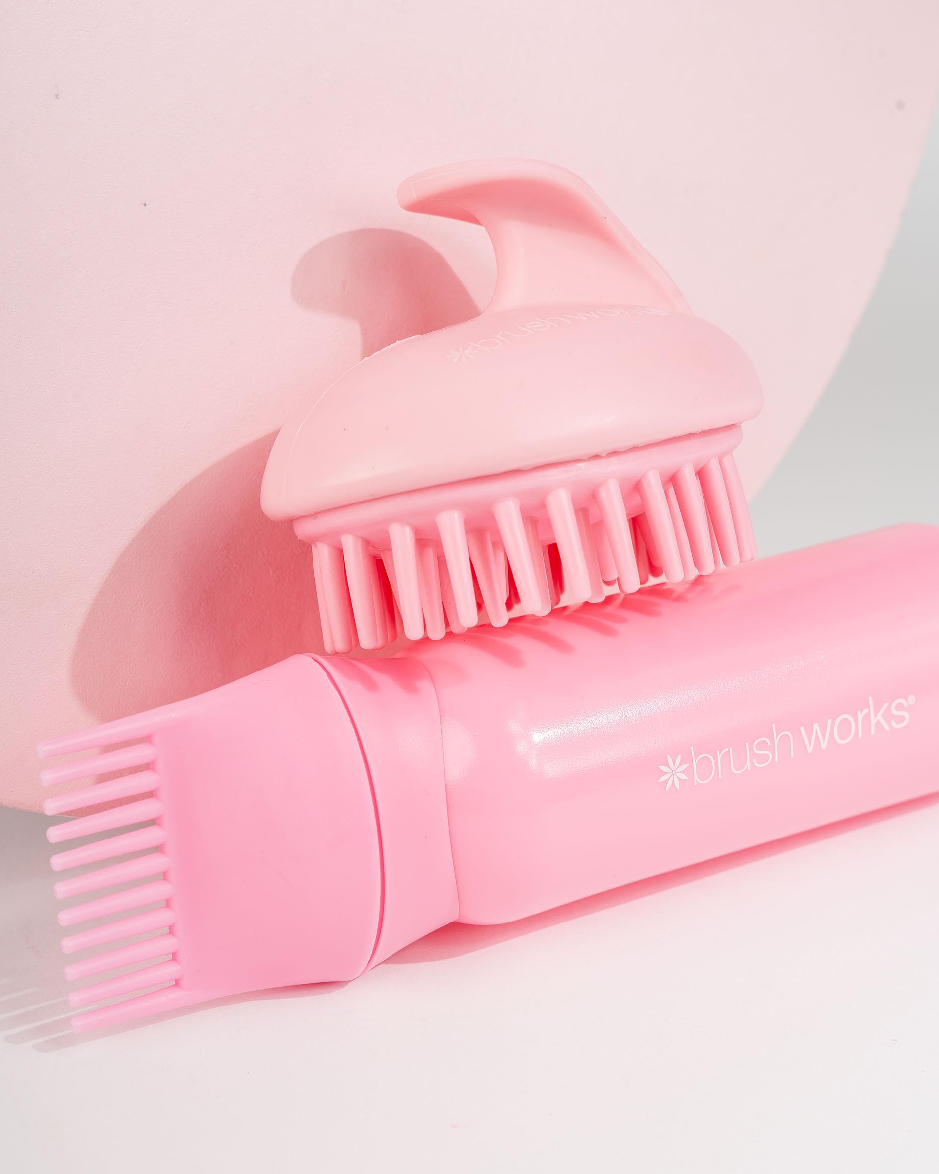 Brushworks Healthy Hair Oil Set, Pink - Image 4
