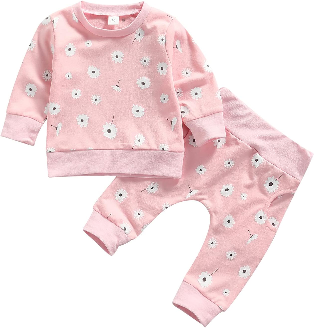 Newborn infant baby girl clothes set sweatshirts tops pants toddler girl  outfits gifts 12 18 24 months