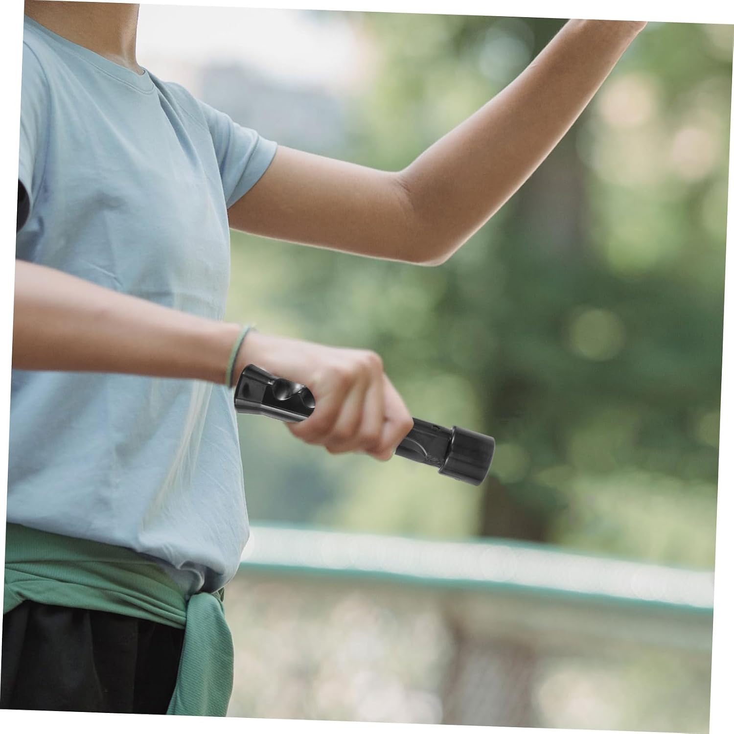 Badminton Swing Trainer Badminton Handle Trainer with Grip Aid for Indoor Self Practice Training Equipment for Beginners and Advanced Players 7.48 X 1.29 X 1.29 in