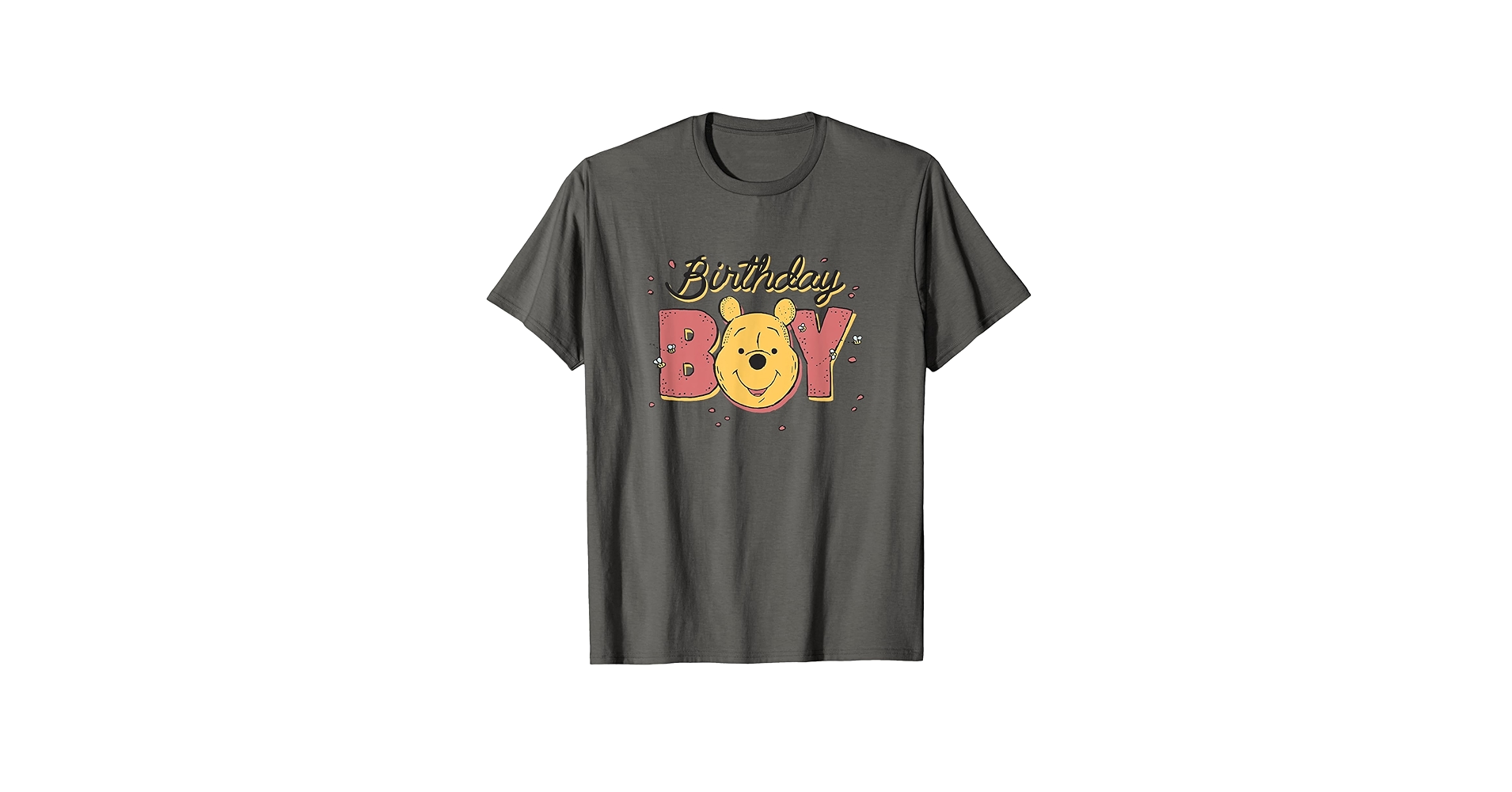 POOH プーさん　tシャツ ブラック　蝶　ディズニー　disney キャラチョイ tシャツ ディズニー/Disney/クマのプーさん