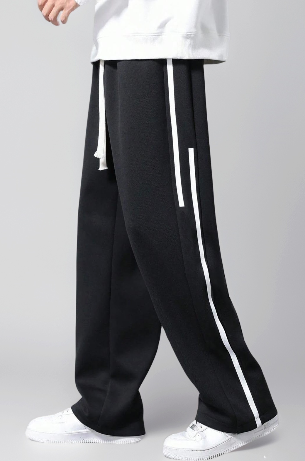 GRECIILOOKS Korean Style Track Pants for Men – Loose Fit Lycra Cargo Joggers | Trendy Gym & Streetwear Bottoms with Utility Pockets (Available in Plus Size and Combo Pack of 2)