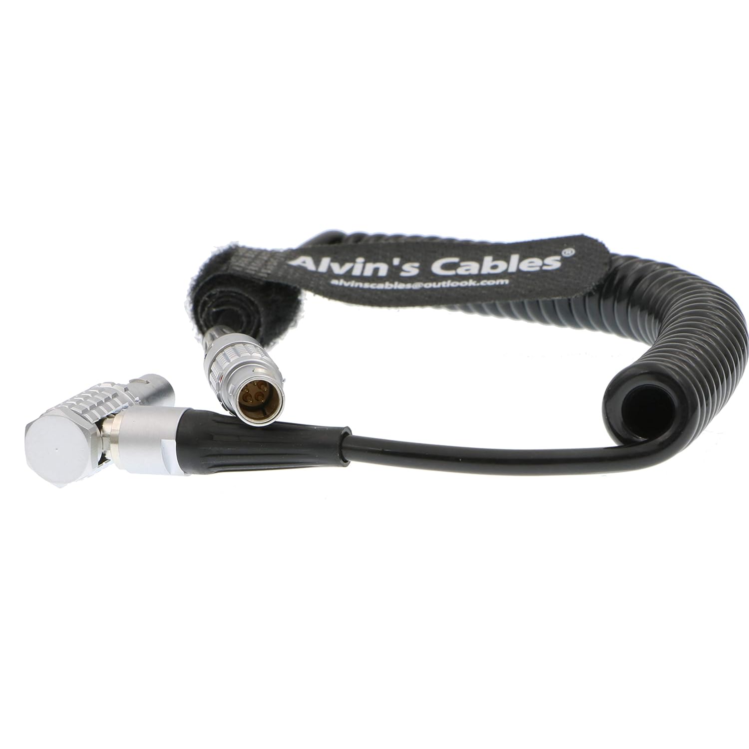 Alvin's Cables 5 Pin Timecode Coiled Cable for ARRI Alexa Sound Devices ZAXCOM DENECKE XL-LL