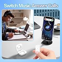 Vista 5 de Tiktok Scrolling Ring Kindle APP Page Turner - Cámara de anillo de desplazamiento Bluetooth para grabación de selfie con obturador, anillo