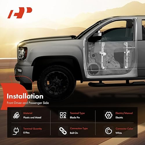 Miniatura 3 de A-Premium Elevalunas eléctrico sin motor compatible con Nissan Altima 2008 2009 2010 2011 2012 2013 Coupé, lado delantero del conductor y del