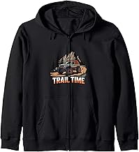 Trail Time Offroad Adventure Truck Zip Hoodie