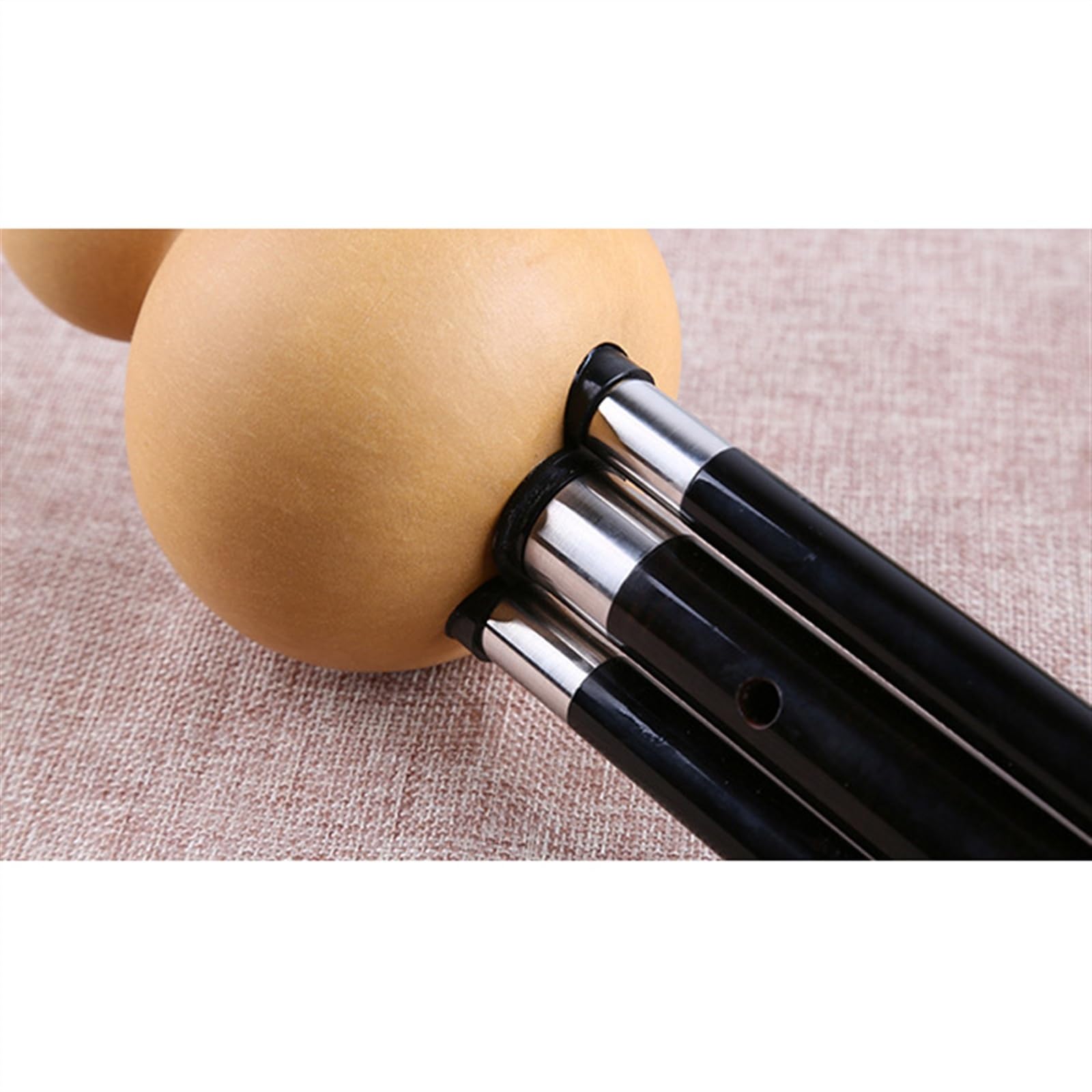 Natural Gourd Black Wood Gourd Flute Adult Beginner C Key/B Flat Hulusi Ethnic Musical Instrument Professionale Hulusi (Color : C key)
