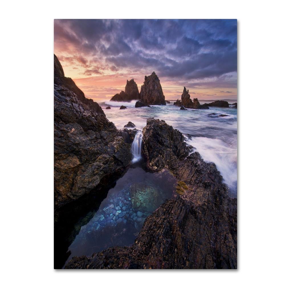 Meeting Of Waters by Yan Zhang, 35x47-Inch Canvas Wall Art