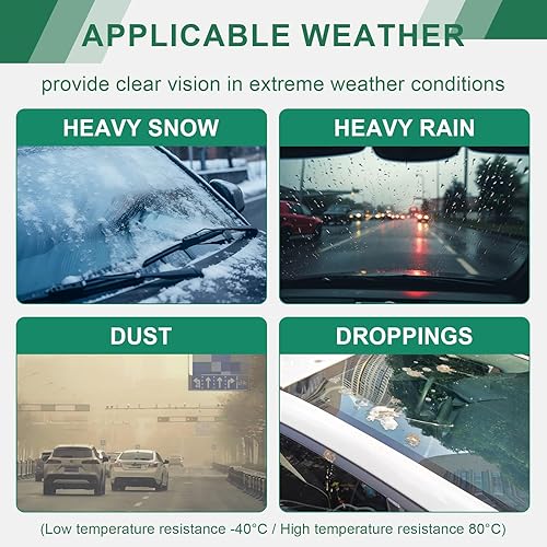 Miniatura 9 de Limpiaparabrisas trasero de 14 pulgadas (14-B), repuesto para Subaru Forester 2022-2006 Ascent 22-19 Impreza 11-04 Legacy 09-05 Outback 19-05