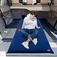 Vista 9 de Tangkula Colchoneta de dormir autoinflable, colchón inflable de 3 pulgadas con valor de 9.5R, tapete de espuma aislante con almohada, almohadilla