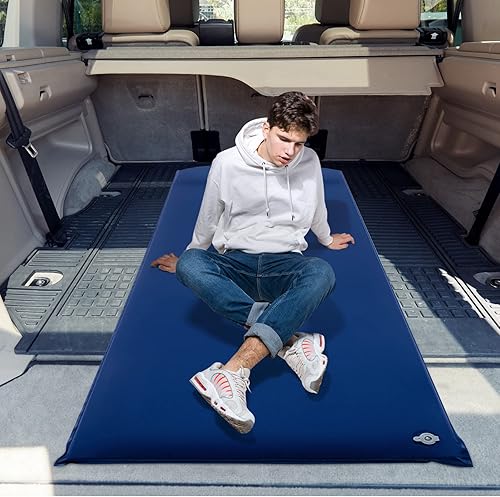 Miniatura 9 de Tangkula Colchoneta de dormir autoinflable, colchón inflable de 3 pulgadas con valor de 9.5R, tapete de espuma aislante con almohada, almohadilla