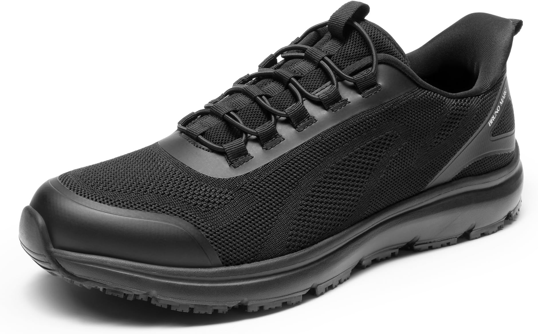 Bruno Marc Men's Hands Free Non Slip Work Shoes, Water Resistance Restaurant Slip on Food Service Sneakers