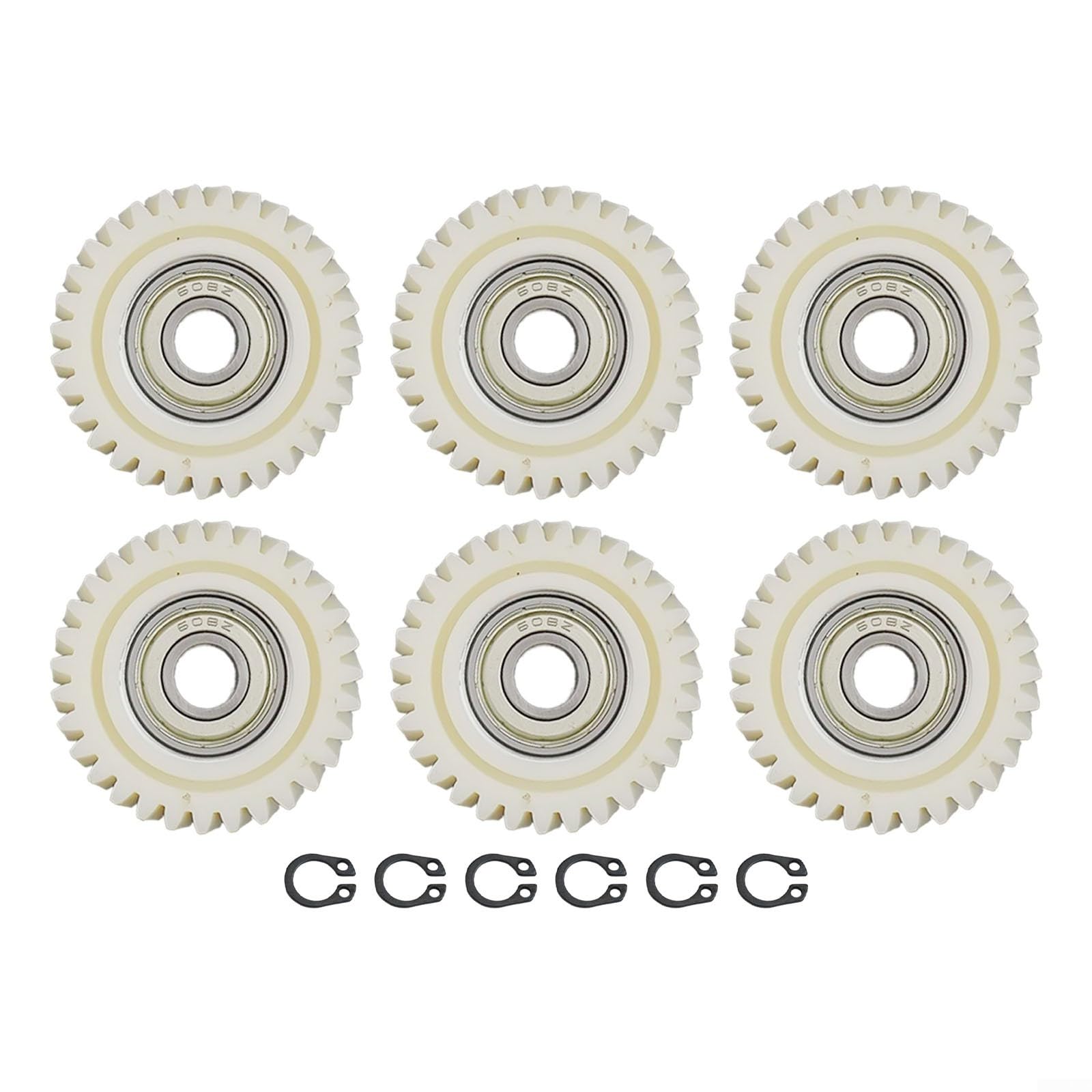 6 ingranaggi planetari per bici elettrica, in nylon, 31T, 35T, 36T, denti 608, design compatibile con cuscinetti (36 denti)