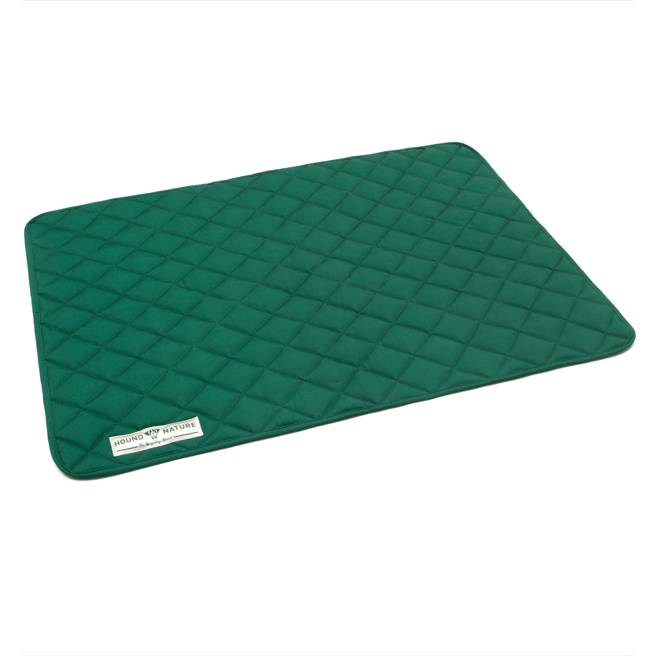Hound & Nature Manta para perros ecológica Davos, suave, lavable, manta térmica acolchada, higiénica, resistente y sostenible, 100 x 80 cm, color verde