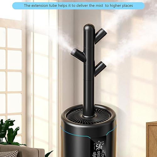 Miniatura 2 de Humidificadores grandes para dormitorio, humidificador de niebla fría de 4.5 galones para habitación grande y toda la casa con control remoto,