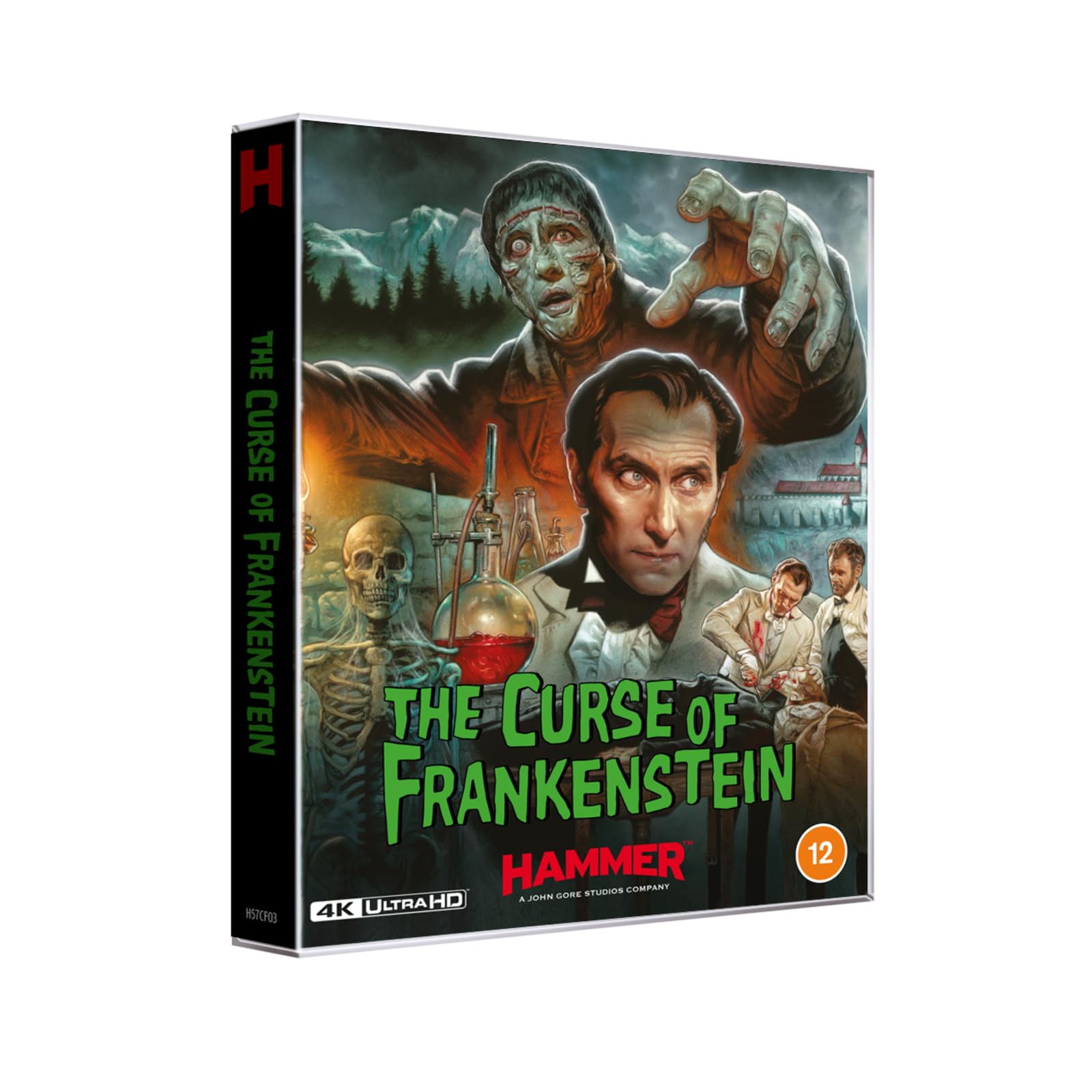 The Curse of Frankenstein 4K UHD+Blu Ray [Region A]