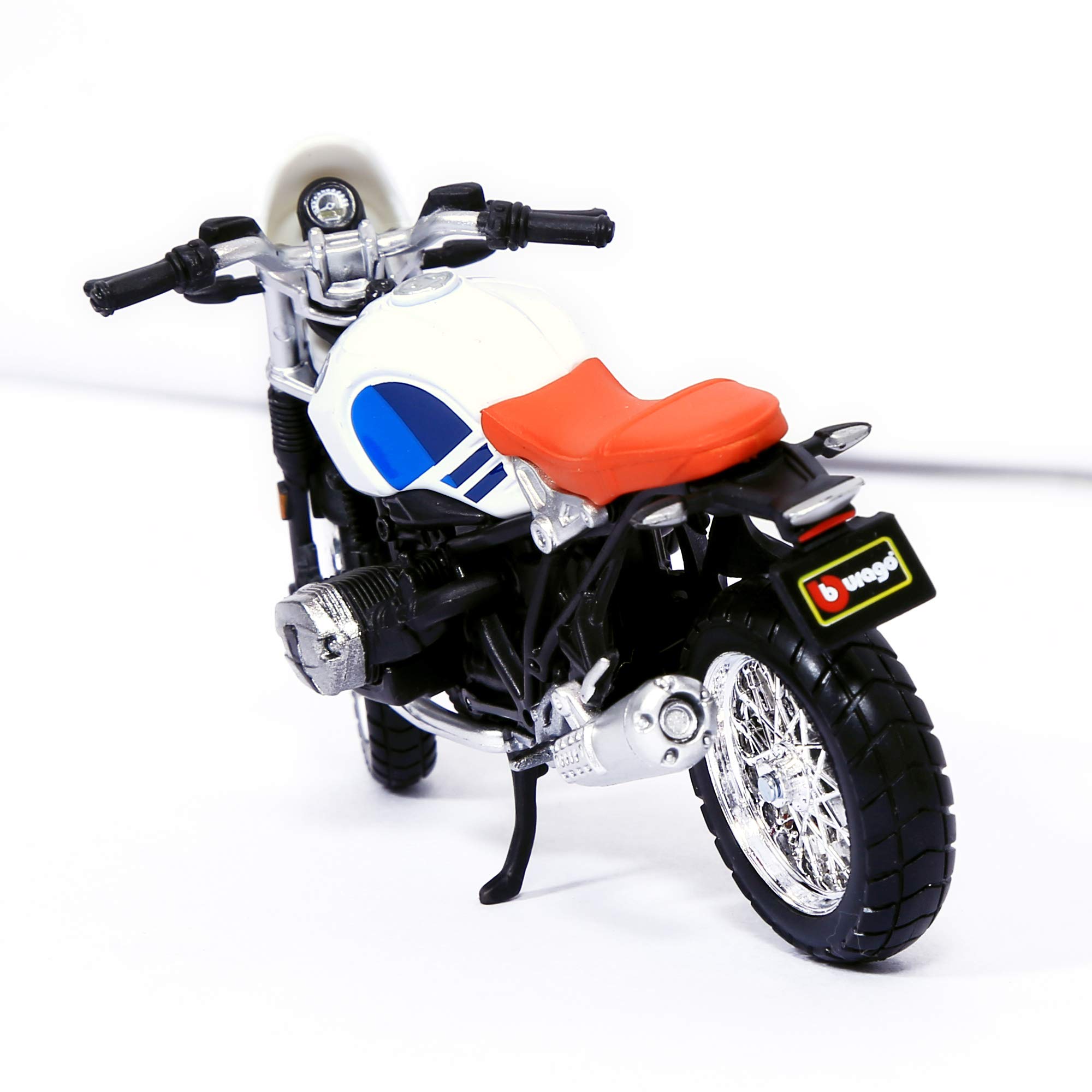 Bburago Die-Cast 1: 18 BMW R Ninet Urban GS Motorcycle, (White) 2