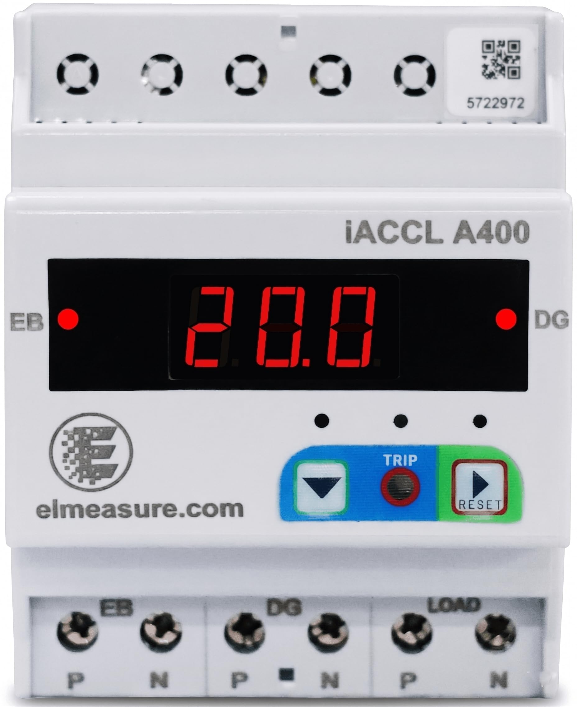 White, 32A Automatic Changeover with Current Limiter, Single Phase ACCL-image-13
