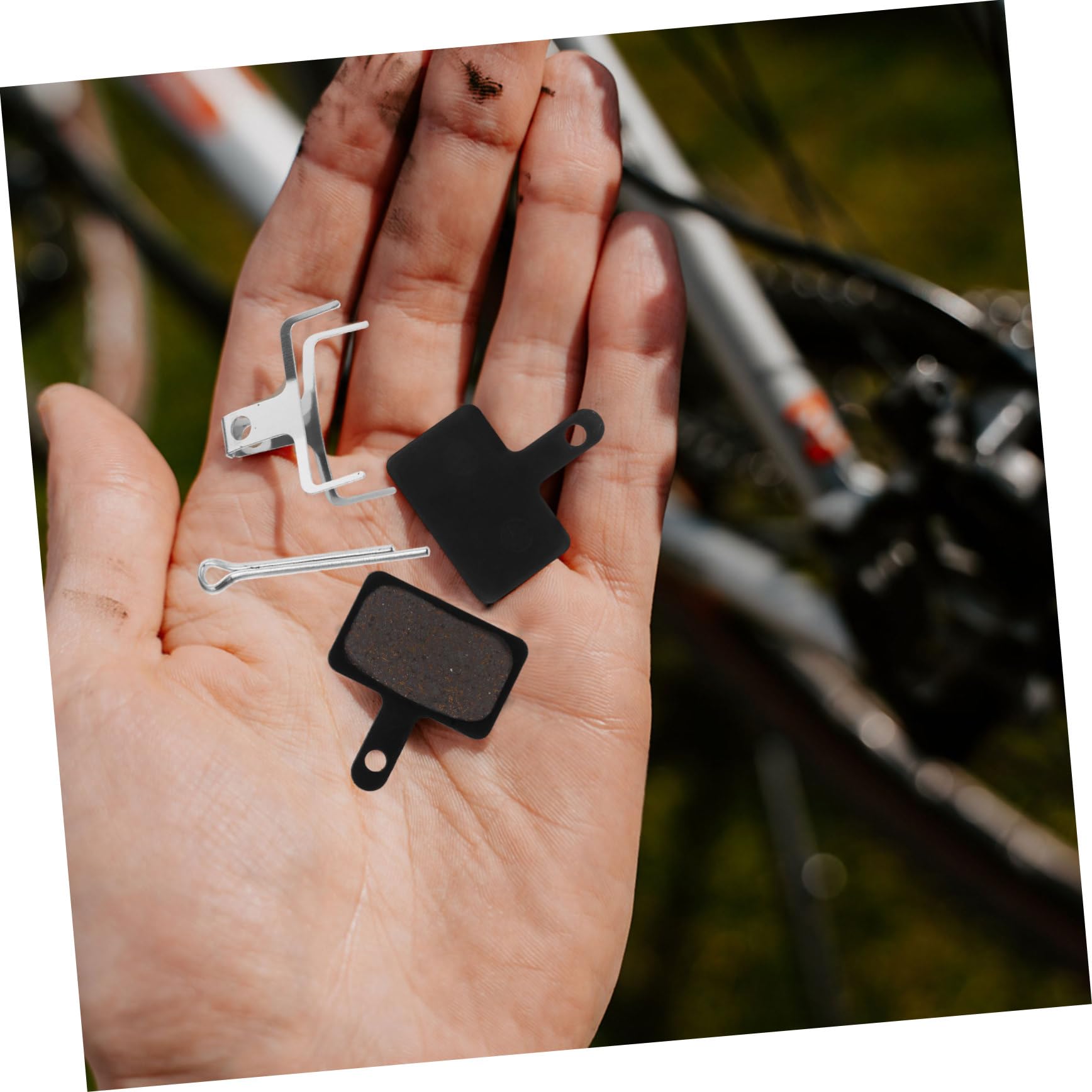 YARNOW Plaquettes de Frein vélo câble de Changement de Vitesse de vélo kit de Frein à Disque hydraulique plaquette de Frein de vélo légère vélo de Frein Fibre de cuivre Black