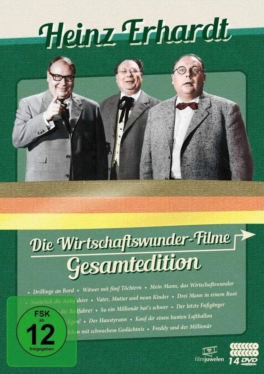 Heinz Erhardt Wirtschaftswunder Gesamtedition (Filmjuwelen) [DVD] [1956]