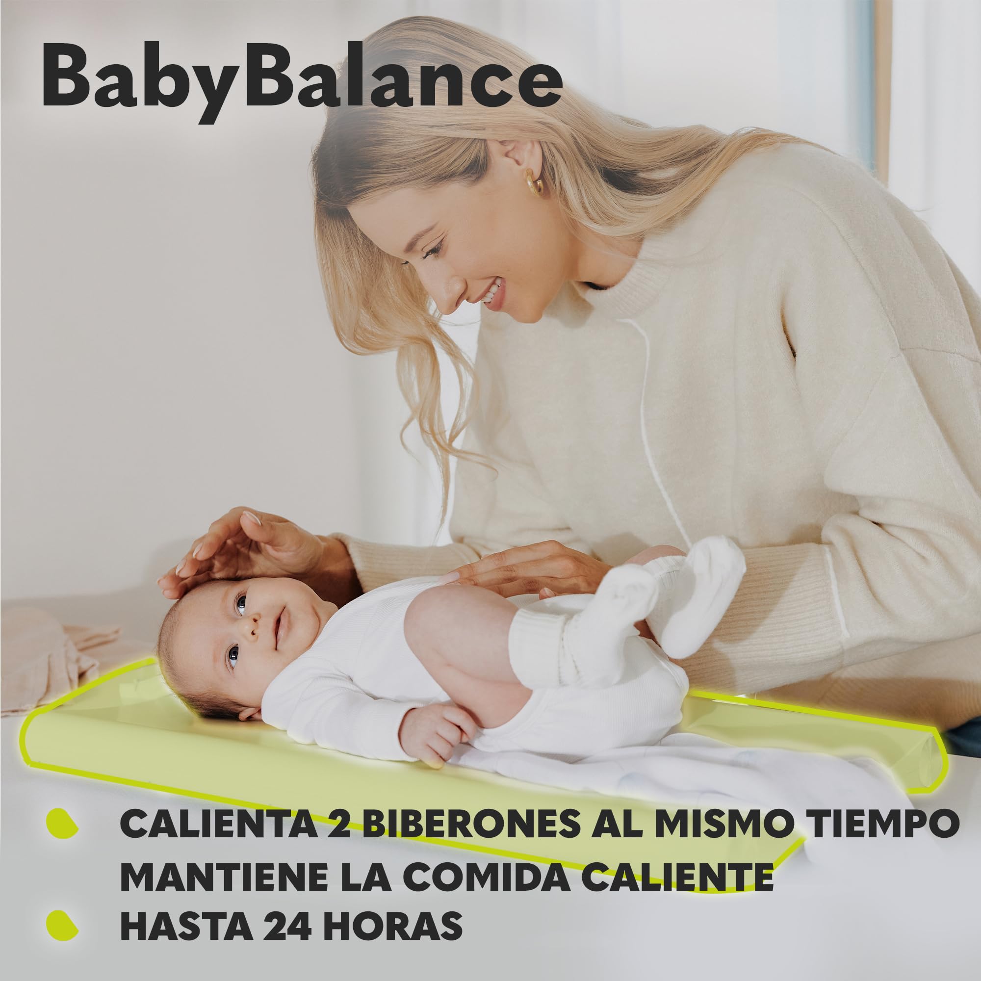 LIONELO BABYBALANCE Báscula electrónica para bebés, báscula infantil de hasta 20 kg, pantalla grande, función de tarea, memoria para la última medición, pesaje preciso en incrementos de 5 g