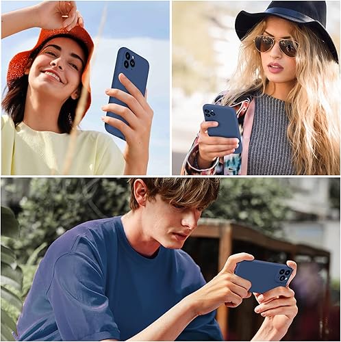 Miniatura 3 de DorisMax Funda para iPhone 11 Pro Max con protector de pantalla - Protector de lente de cámara mejorado - Funda de silicona líquida suave de