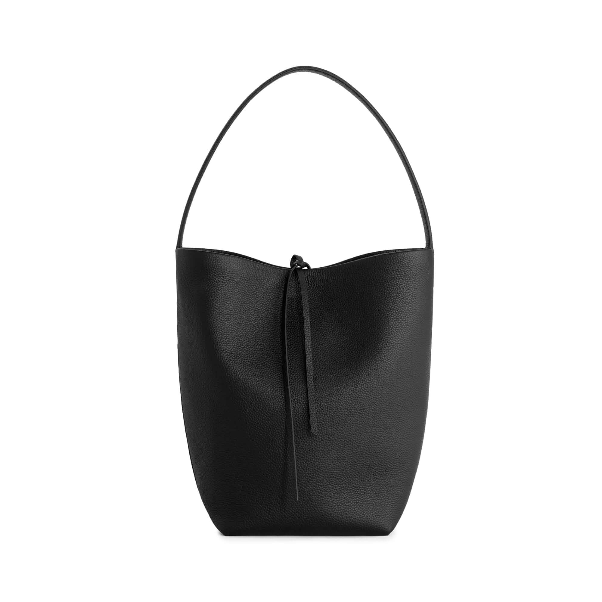 befen Genuine Leather Bucket Bag for Women, Soft Pebbled Shoulder Bag Medium Soft Pebbled Leather Bucket Shoulder Bag, Everyday Casual Tote Bag Minimalist