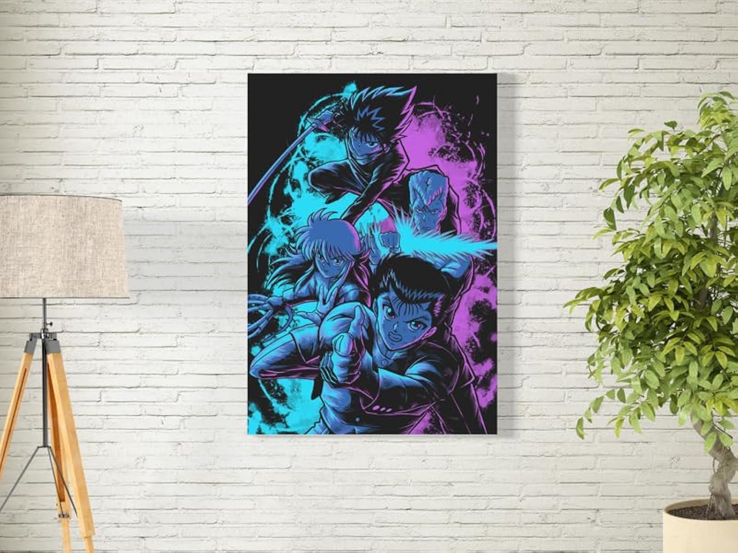 bpaWall Art Yu Yu Hakusho Wall Art For Decoration Easy To Hang, 100X140Cm, 1Pcs
