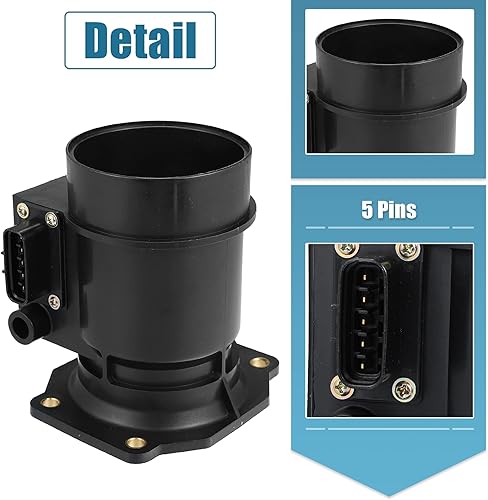 Miniatura 5 de X AUTOHAUX Sensor de flujo de aire de masa de coche Reemplazo 22680-AA160 para Subaru Forester Base L S 2.5L H4-Gas 1998