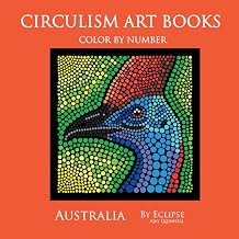 Australia - Color by Number Circulism book : Superior paper edition