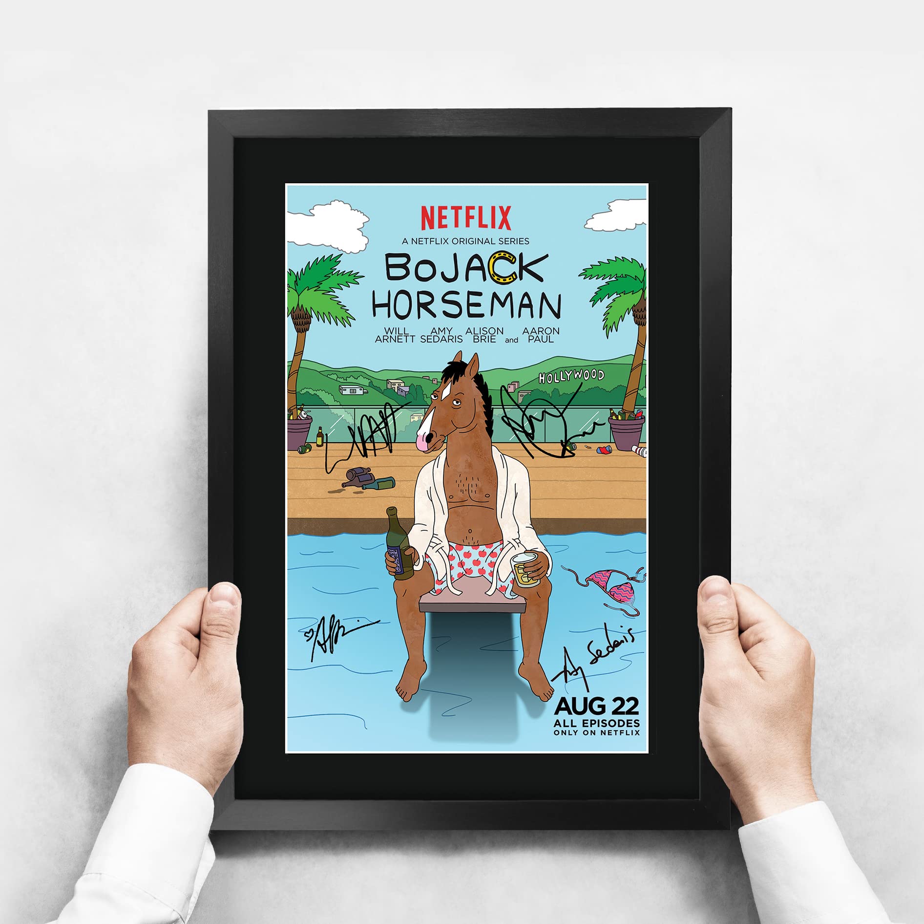 Amazon.com: HWC Trading Bojack Horseman Will Arnett 16 x 12 inch