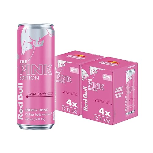 Pink Edition Energy Drink, Wild Berries, 12 fl. oz., Pack