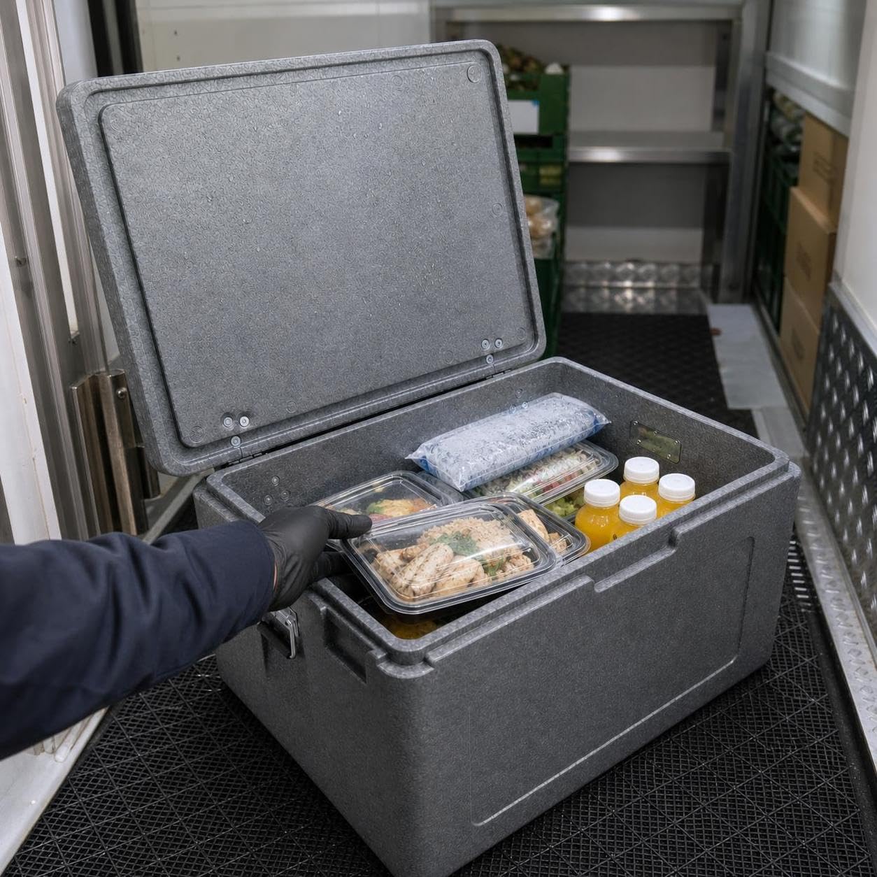 Contenitore Isotermico per Cibi Freddi, Box Isotermico Riutilizzabile, per professionisti