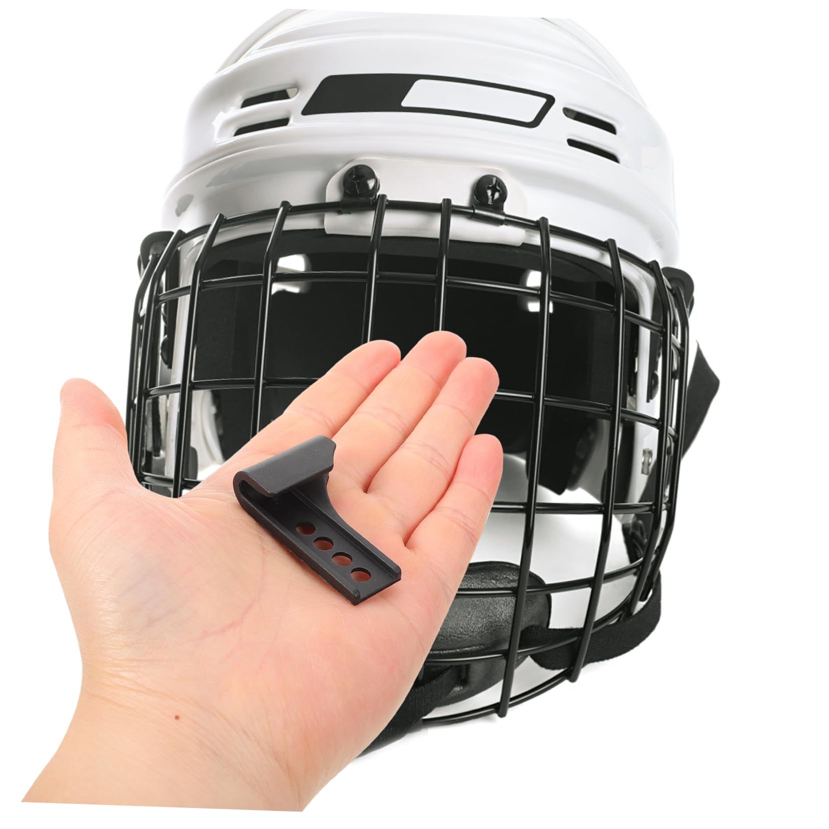 BESPORTBLE 2 Pairs Baseball Helmet Buckle Kit Visor Clips Fasteners for Baseball Helmets