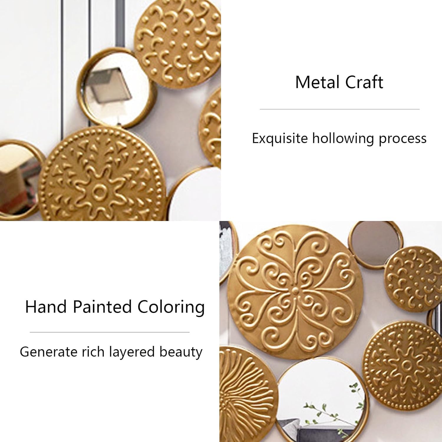 ミラー ウォールデコレーション 壁飾り ゴールド アンティーク 85602WM ミラー ウォールデコレーション 壁飾り ゴールド アンティーク 85602WM