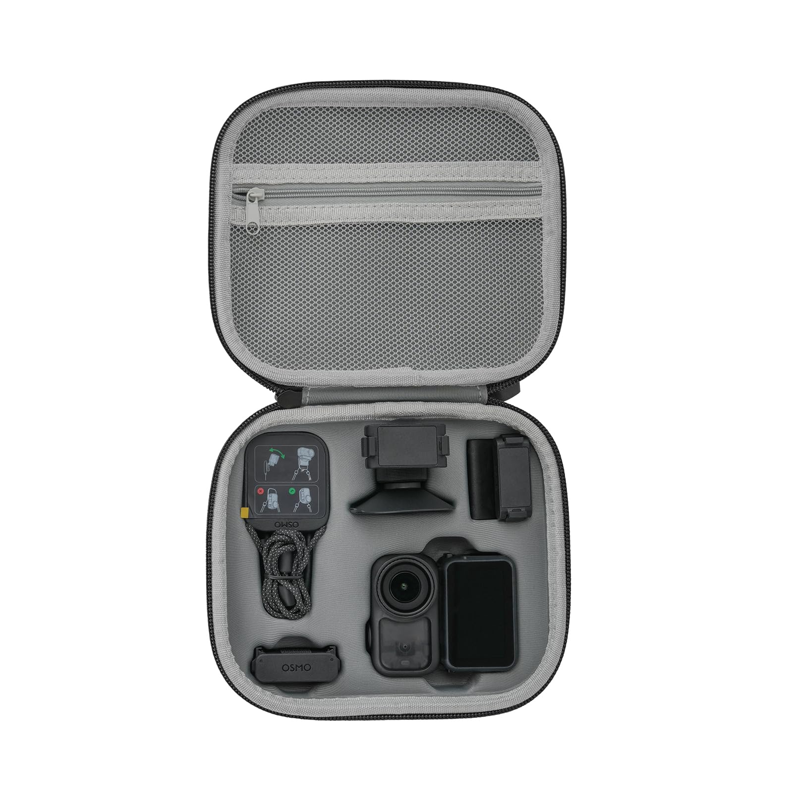 Custodia da trasporto Borsa per DJI Osmo Nano, Custodia protettiva PU Case Bag Borsa da viaggio Accessori per DJI Osmo Nano Combo (Black)